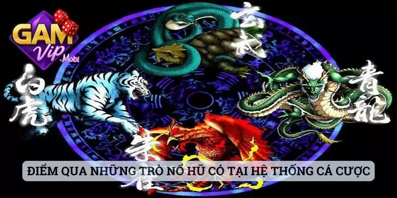 Điểm qua những trò nổ hũ có tại hệ thống cá cược